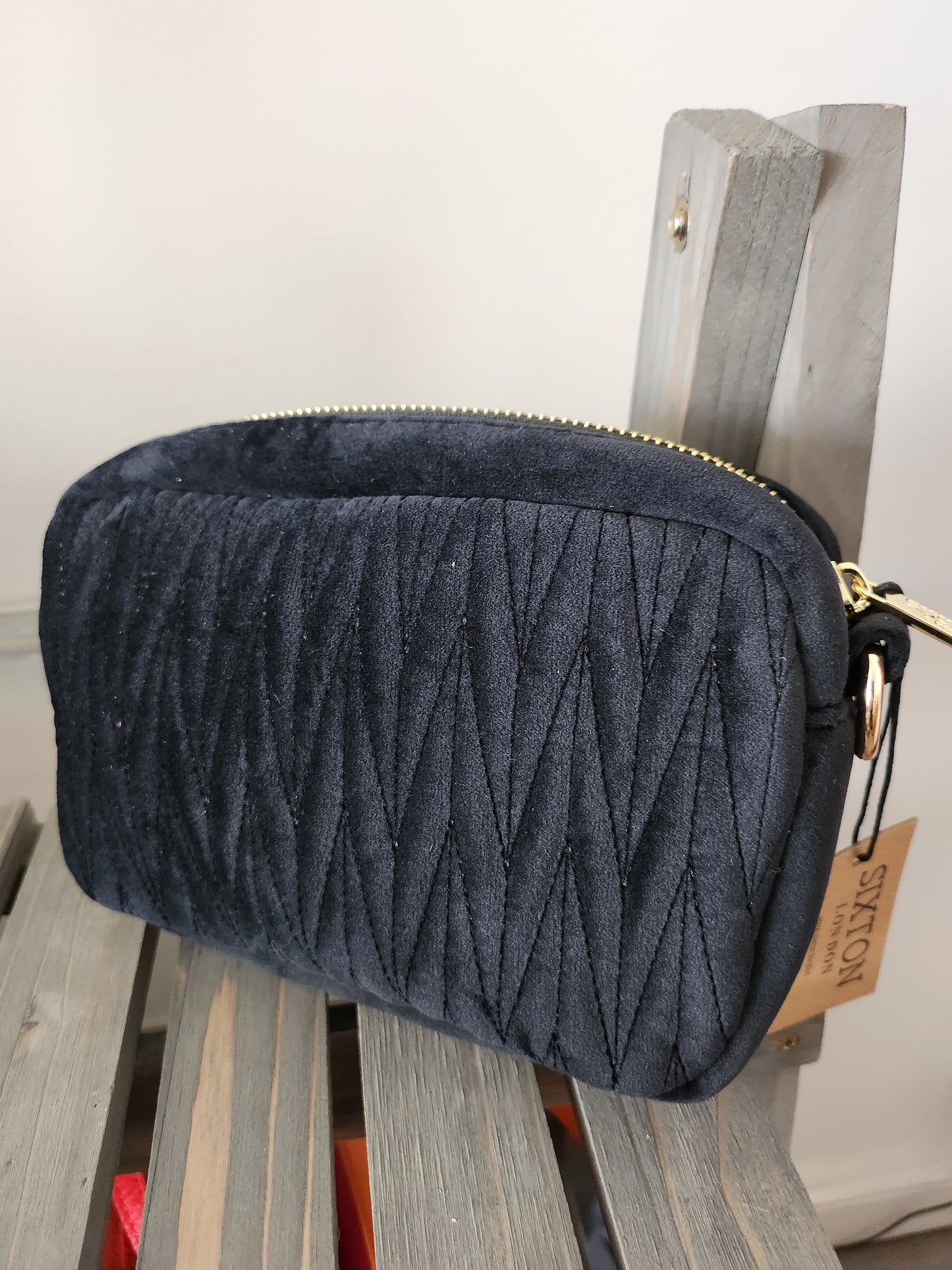 Velvet mini camera bag
