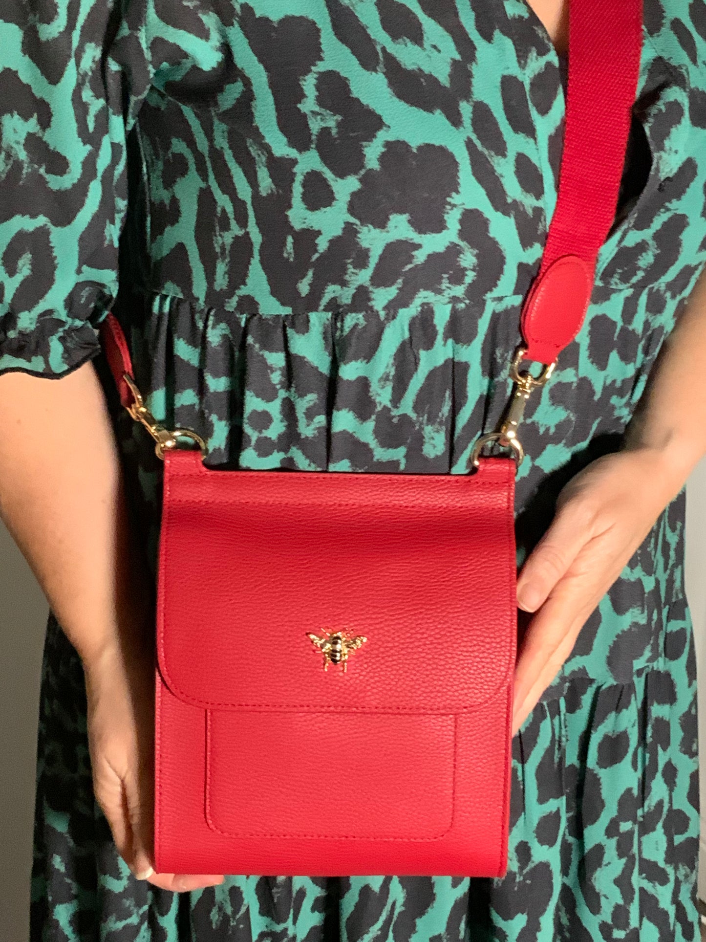 Alice Wheeler Bloomsbury bag in red