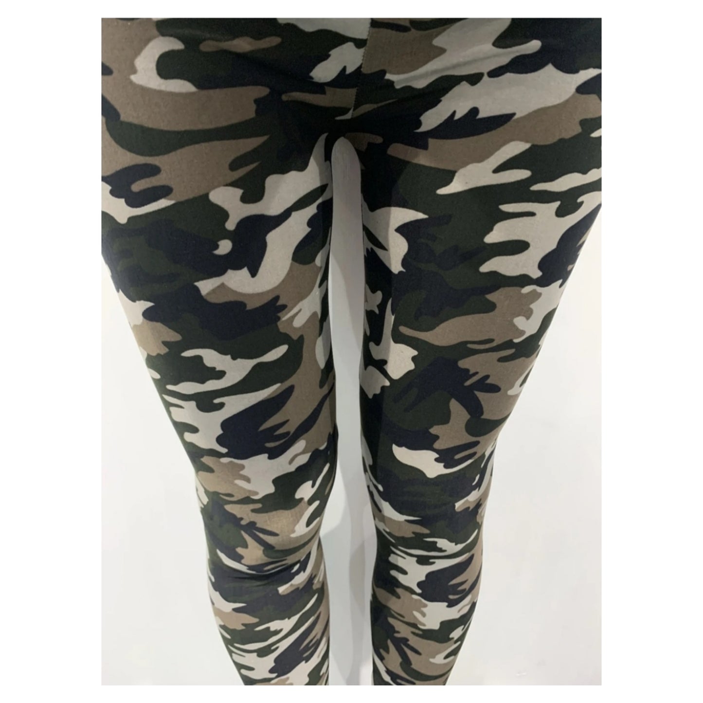 Super soft leggings Khaki camo