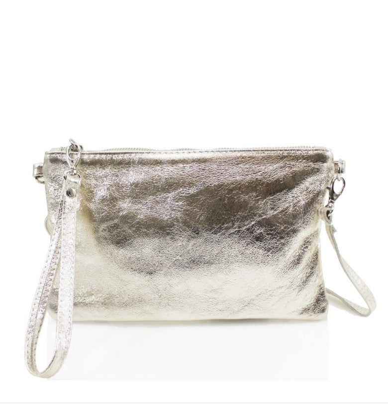 Metallic clutch Gold