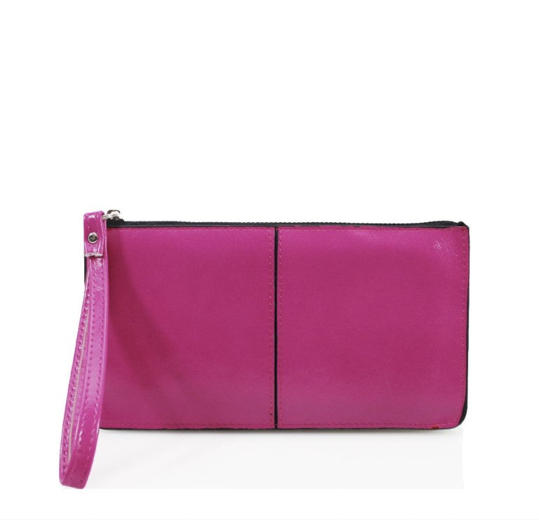 Wrist purse fuchsia