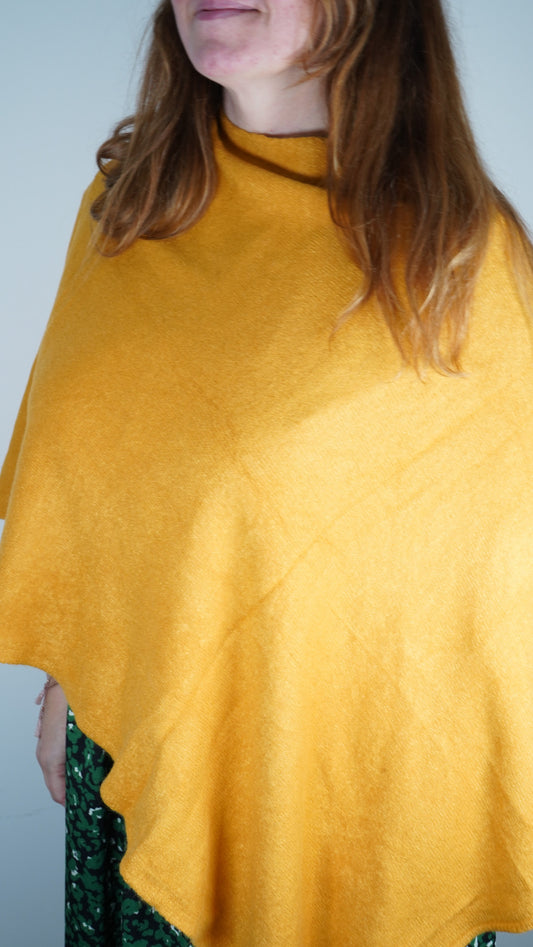 Mustard poncho